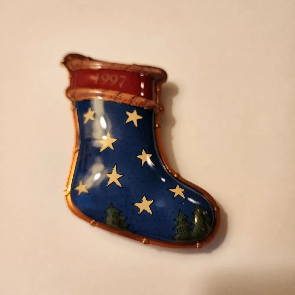 Hallmark Keepsake Ornament Pressed Tin Son Dated 1997